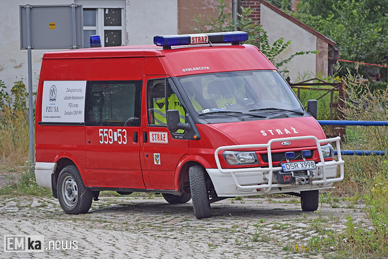 Strażacy sprawdzali sytuację na rzece Odrze