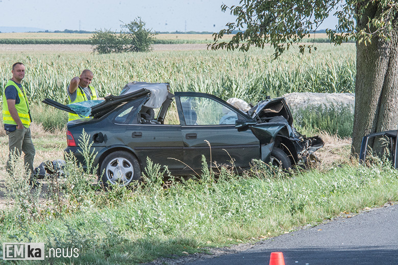 Wypadek między Paździornem a Wawrzeńczycami