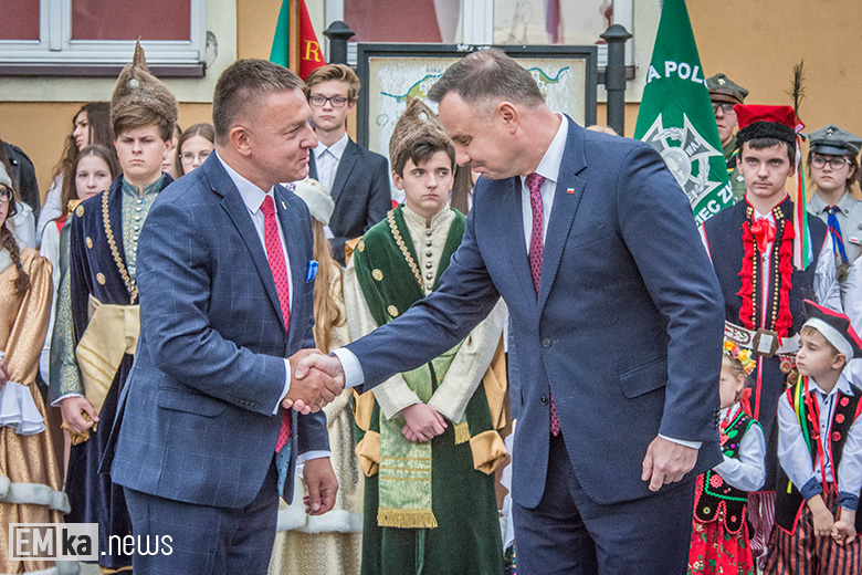 Prezydent Andrzej Duda w Środzie Śląskiej