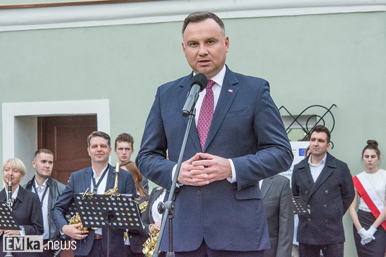 Prezydent Andrzej Duda w Środzie Śląskiej