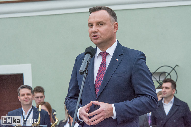 Prezydent Andrzej Duda w Środzie Śląskiej