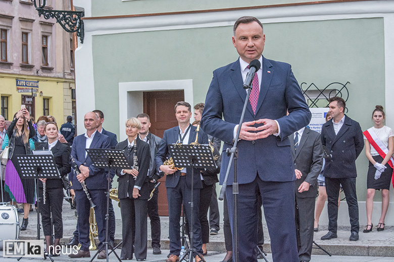 Prezydent Andrzej Duda w Środzie Śląskiej