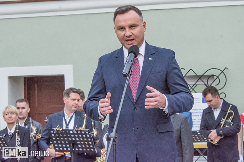 Prezydent Andrzej Duda w Środzie Śląskiej
