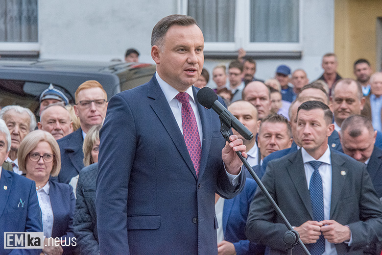 Prezydent Andrzej Duda w Środzie Śląskiej