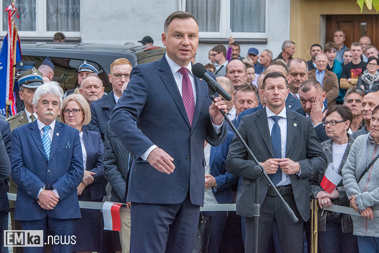 Prezydent Andrzej Duda w Środzie Śląskiej