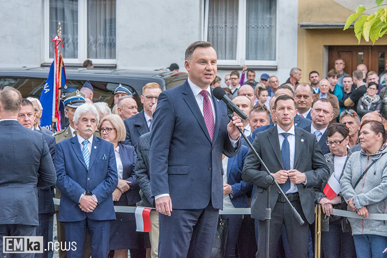 Prezydent Andrzej Duda w Środzie Śląskiej