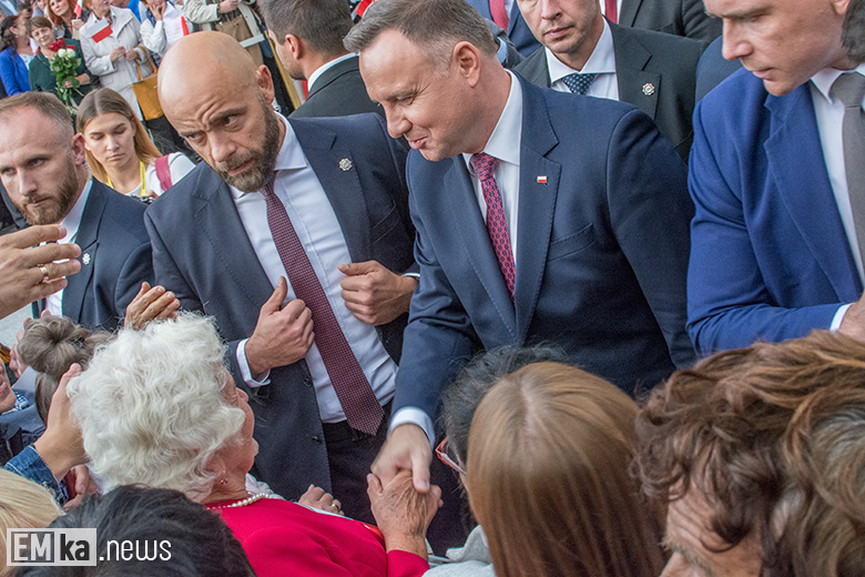 Prezydent Andrzej Duda w Środzie Śląskiej