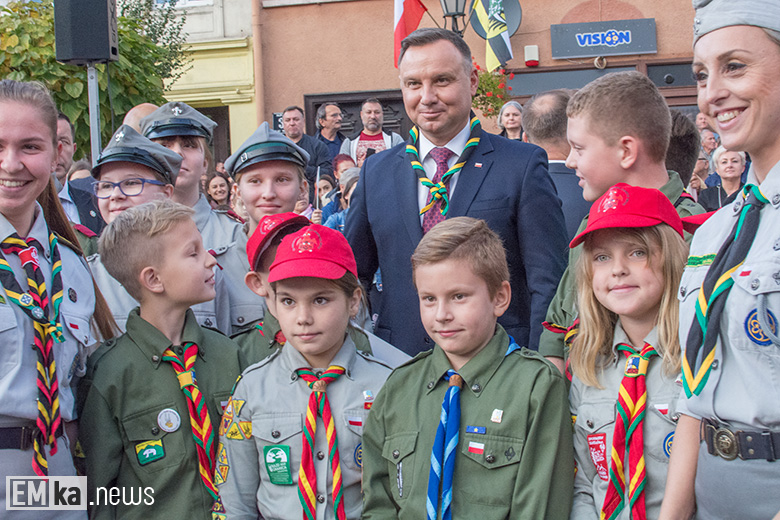 Prezydent Andrzej Duda w Środzie Śląskiej