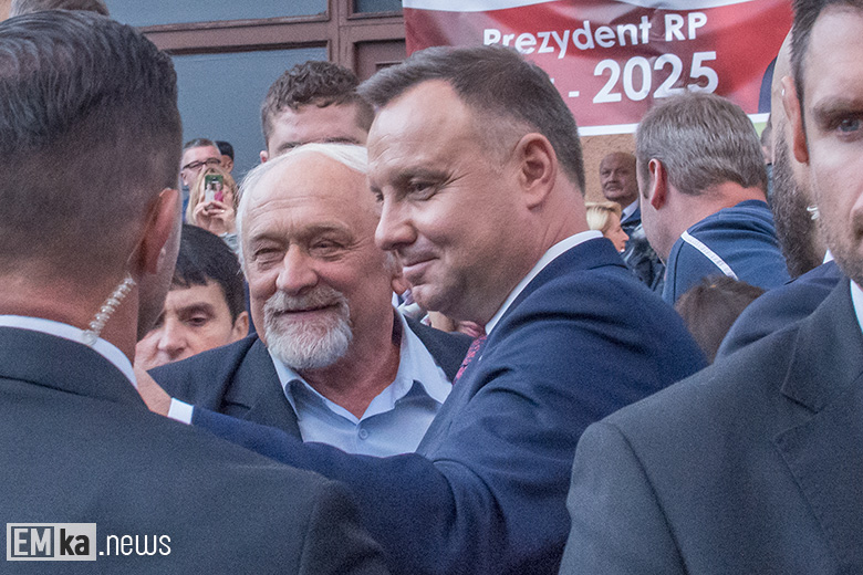 Prezydent Andrzej Duda w Środzie Śląskiej