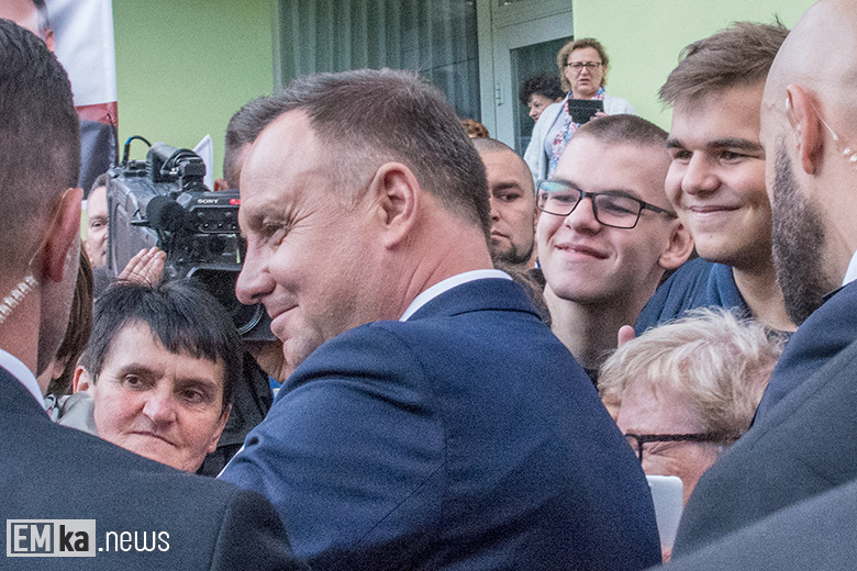Prezydent Andrzej Duda w Środzie Śląskiej