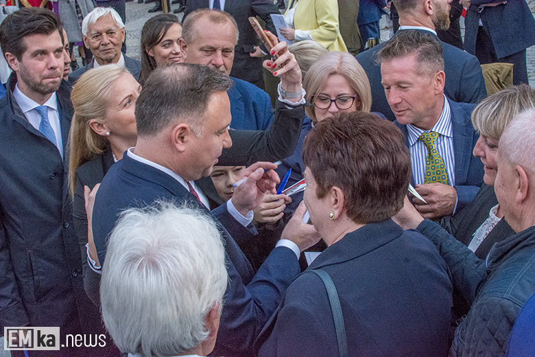 Prezydent Andrzej Duda w Środzie Śląskiej