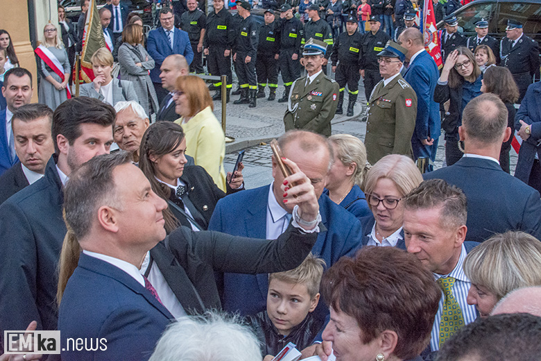 Prezydent Andrzej Duda w Środzie Śląskiej