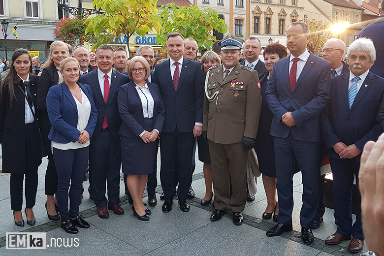 Prezydent Andrzej Duda w Środzie Śląskiej