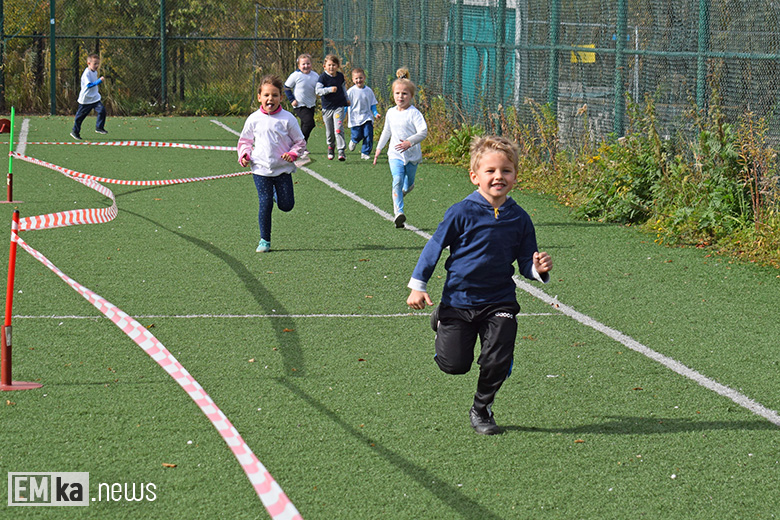 Barwny korowód i bieg przedszkolaków, czyli 15 lat Polski w UE w Malczycach