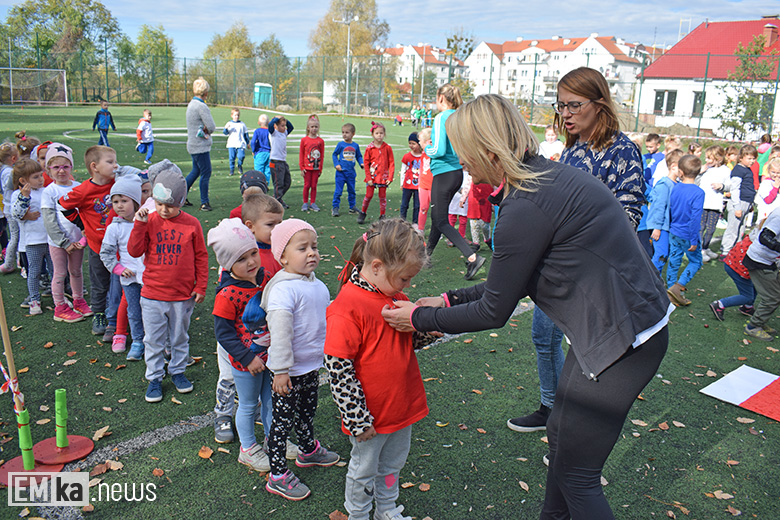 Barwny korowód i bieg przedszkolaków, czyli 15 lat Polski w UE w Malczycach