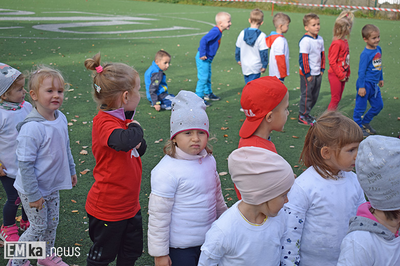 Barwny korowód i bieg przedszkolaków, czyli 15 lat Polski w UE w Malczycach