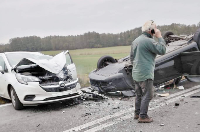 Wypadek na drodze 346