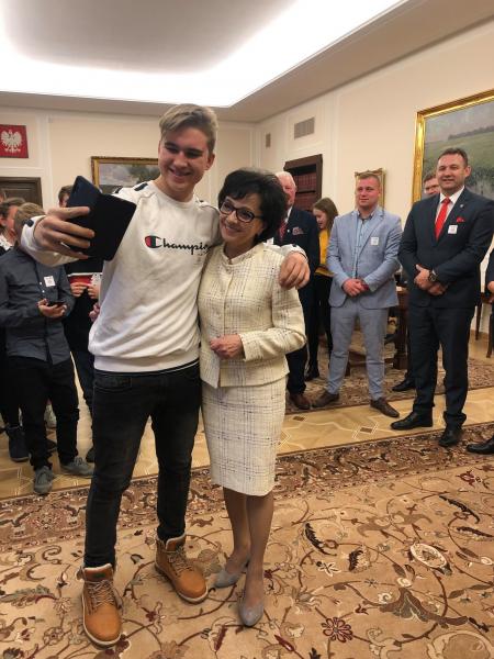 Uczniowie z Gminy Udanin w Sejmie RP