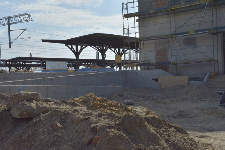 Remont dworca w Malczycach w decydującej fazie 