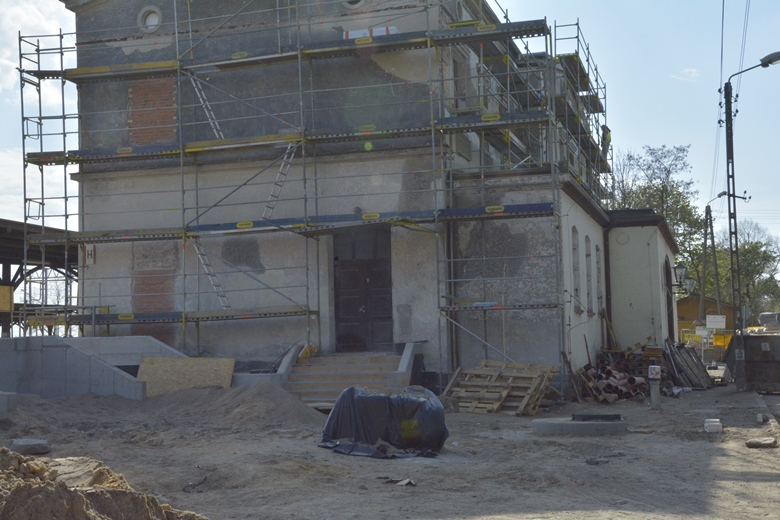 Remont dworca w Malczycach w decydującej fazie 