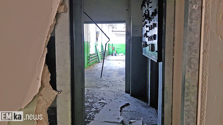 Wyburzanie byłego zakładu Inco