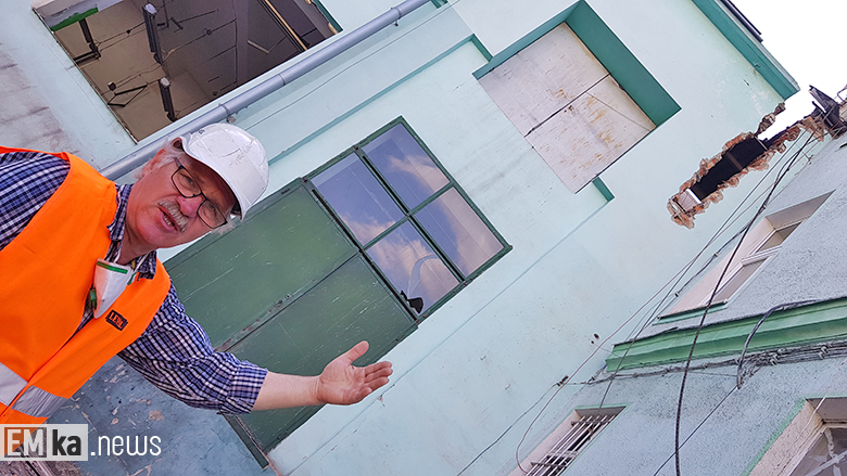 Wyburzanie byłego zakładu Inco