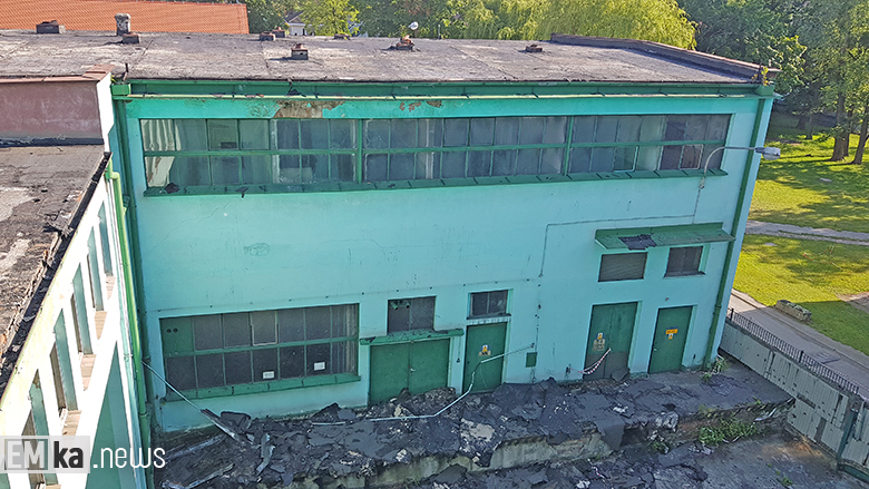 Wyburzanie byłego zakładu Inco