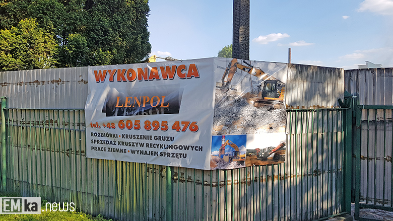 Wyburzanie byłego zakładu Inco