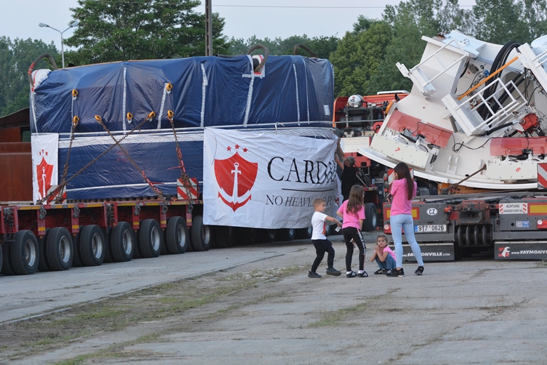 Do portu w Malczycach dotarł niezwykły ładunek 