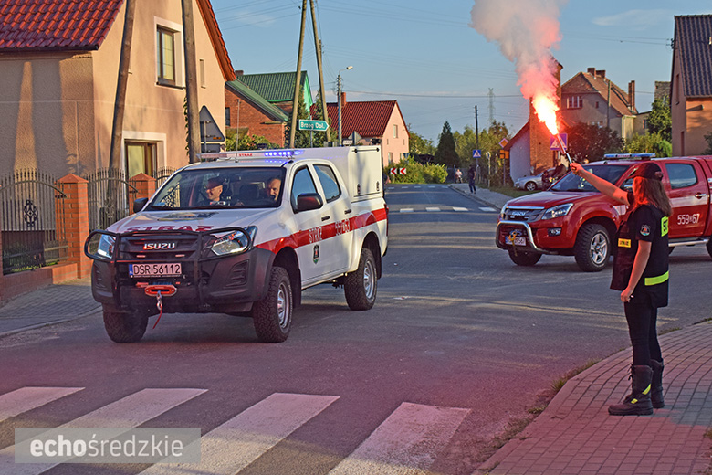 Przywitanie nowego w wozu ratowniczo-gaśniczego w Głosce