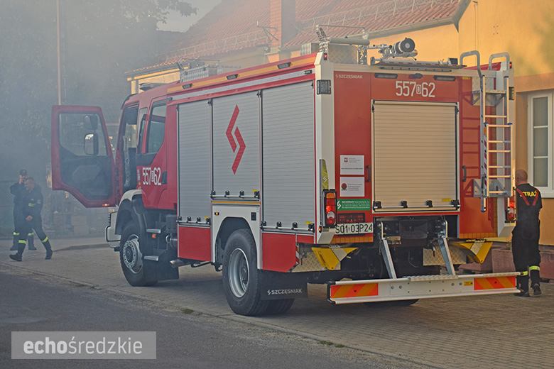 Przywitanie nowego w wozu ratowniczo-gaśniczego w Głosce