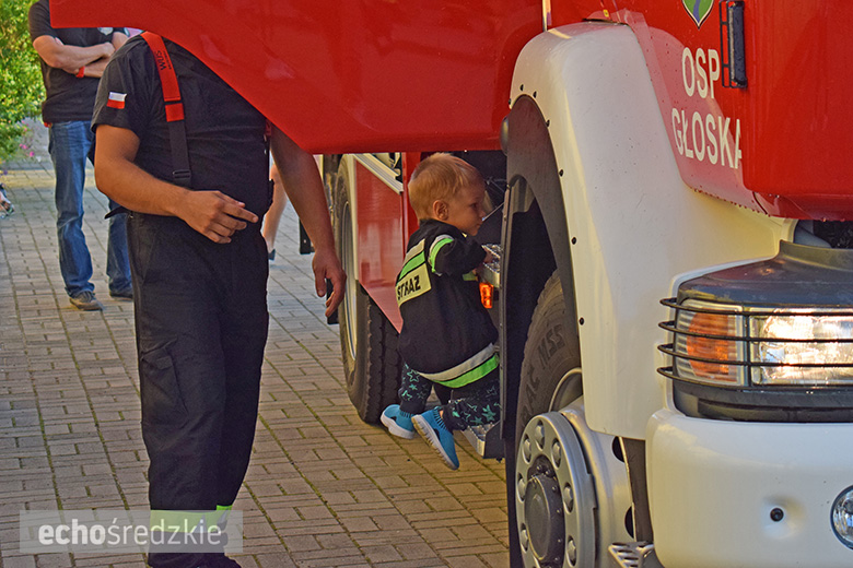 Przywitanie nowego w wozu ratowniczo-gaśniczego w Głosce