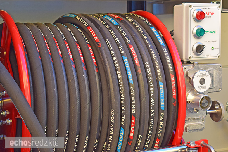 Przywitanie nowego w wozu ratowniczo-gaśniczego w Głosce