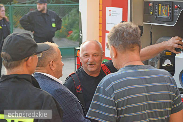 Przywitanie nowego w wozu ratowniczo-gaśniczego w Głosce