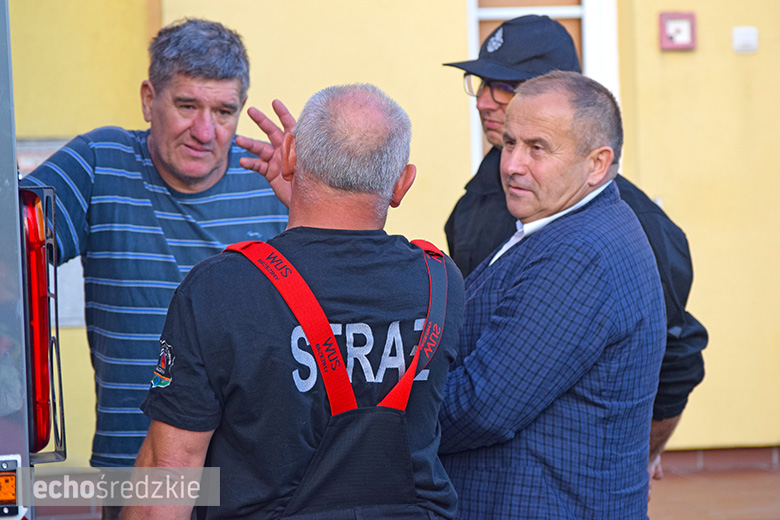 Przywitanie nowego w wozu ratowniczo-gaśniczego w Głosce