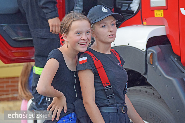 Przywitanie nowego w wozu ratowniczo-gaśniczego w Głosce