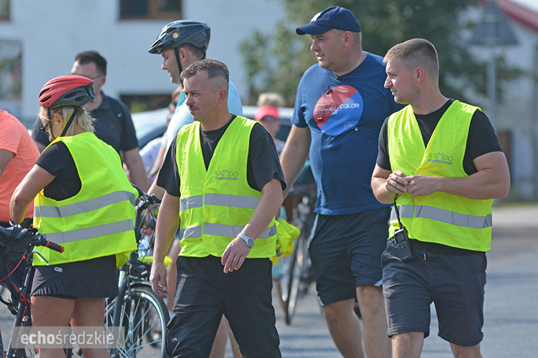 W gminie Udanin pożegnano lato na rowerach 