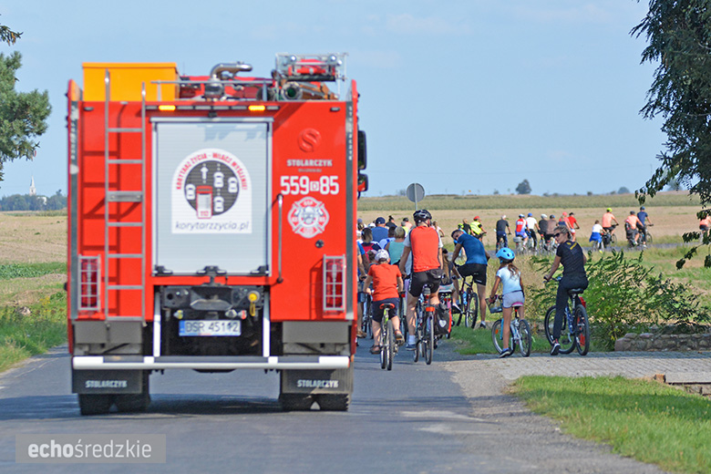 W gminie Udanin pożegnano lato na rowerach 