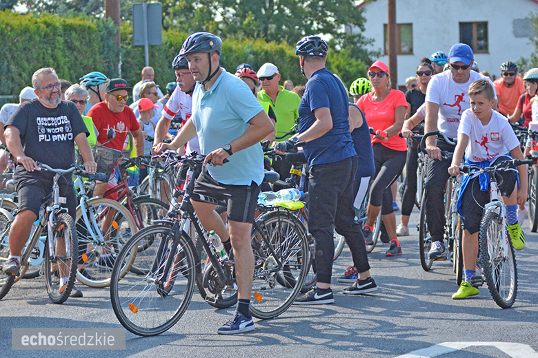 W gminie Udanin pożegnano lato na rowerach 