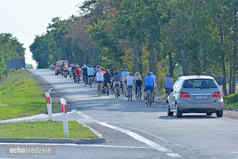 W gminie Udanin pożegnano lato na rowerach 