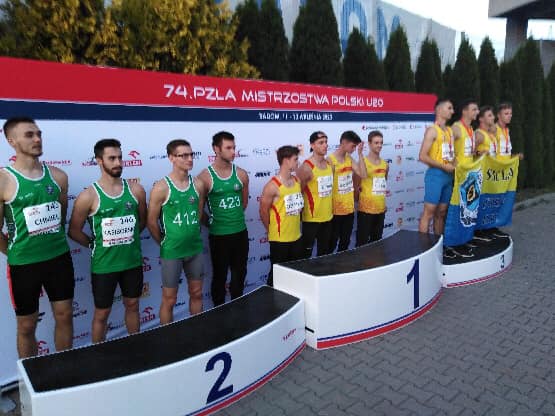 Paweł Bugajski w mistrzowskiej sztafecie
