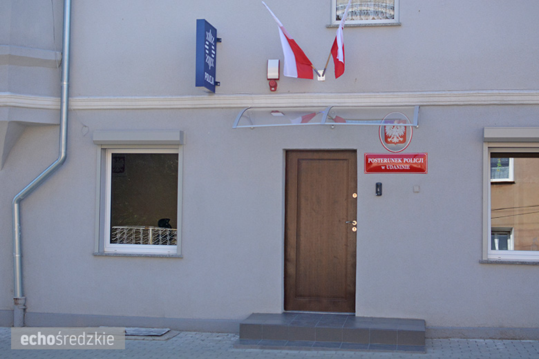 Oficjalna ceremonia otwarcia posterunku policji w Udaninie