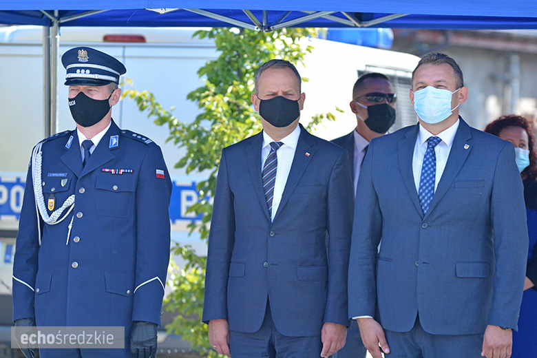 Oficjalna ceremonia otwarcia posterunku policji w Udaninie