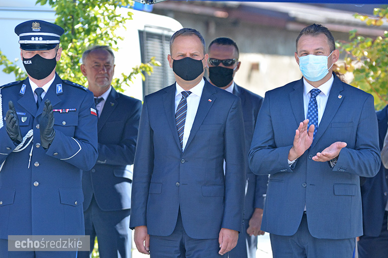 Oficjalna ceremonia otwarcia posterunku policji w Udaninie