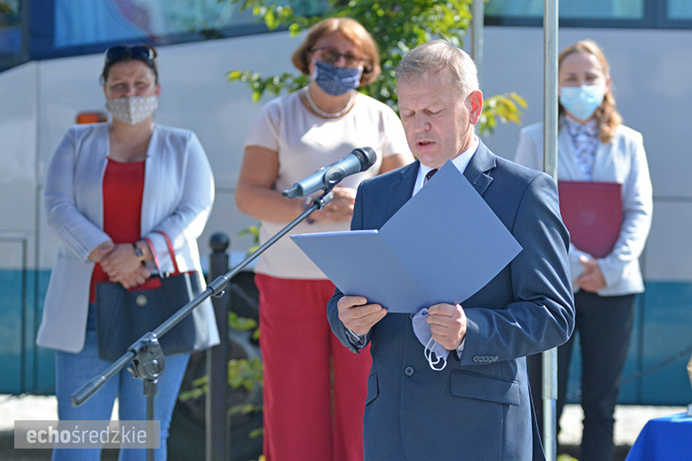 Oficjalna ceremonia otwarcia posterunku policji w Udaninie