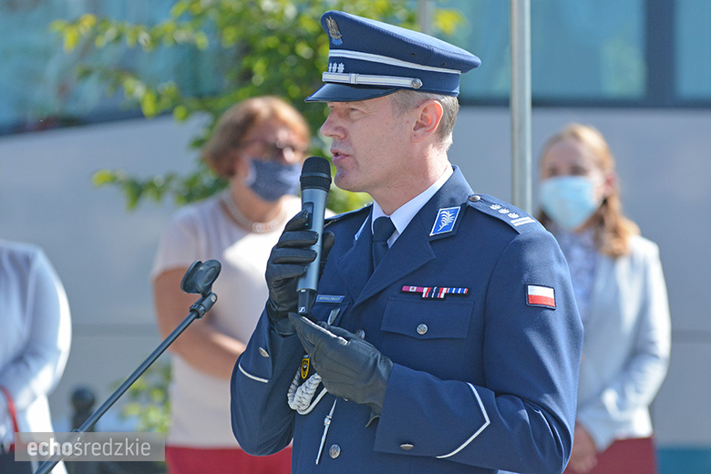 Oficjalna ceremonia otwarcia posterunku policji w Udaninie