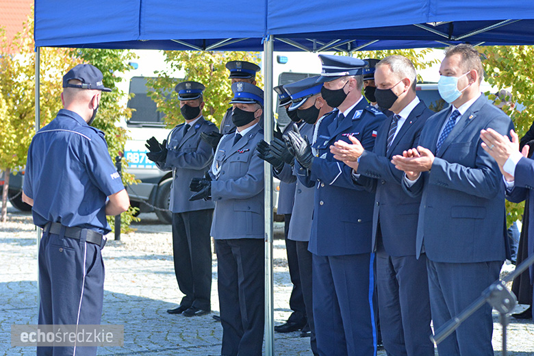 Oficjalna ceremonia otwarcia posterunku policji w Udaninie