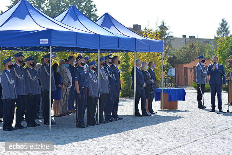 Oficjalna ceremonia otwarcia posterunku policji w Udaninie
