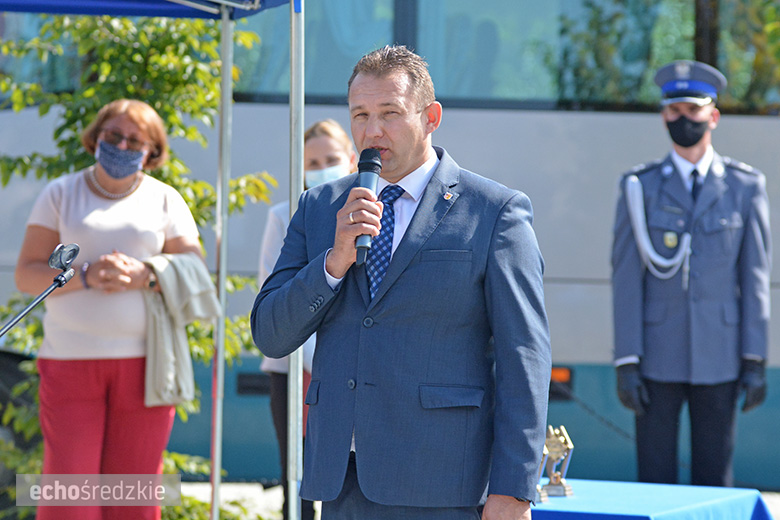 Oficjalna ceremonia otwarcia posterunku policji w Udaninie