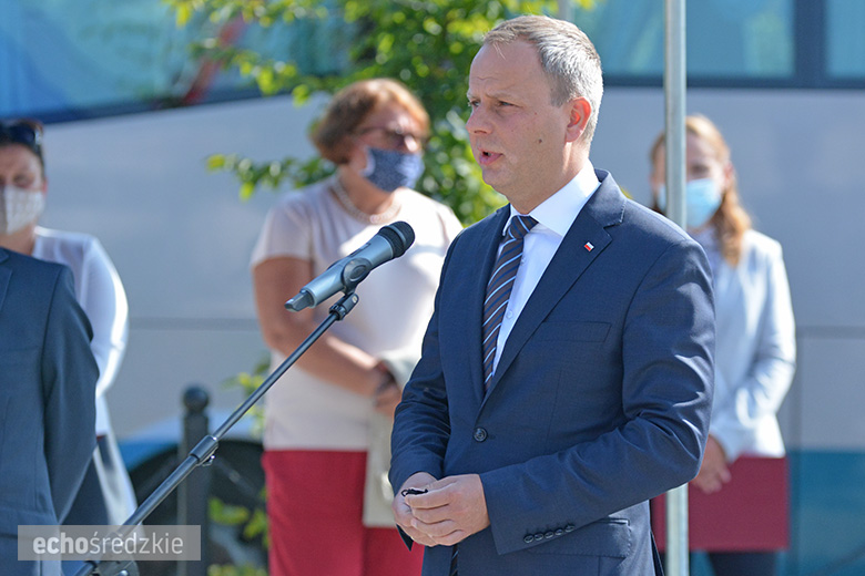 Oficjalna ceremonia otwarcia posterunku policji w Udaninie